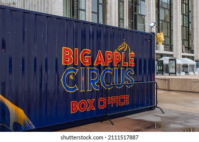 New York, NY, USA - January 20, 2022: Big Apple Circus Returns To NYC And Lincoln Center After Pandemic Hiatus