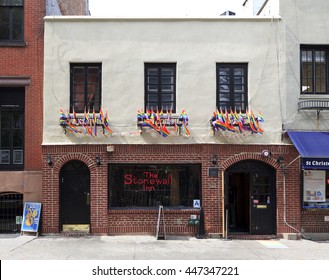 New York, NY, USA - July 2, 2016: The Stonewall Inn: The Stonewall Inn, often shortened to Stonewall, is a gay bar and recreational tavern in the Greenwich Village neighborhood.