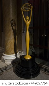 New York, NY USA - July 7, 2016: Big Replica Of Clio Awards On Display During The 2016 Clio Sports Awards At Capitale