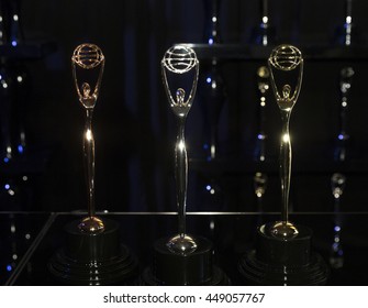 New York, NY USA - July 7, 2016: Clio Awards On Display During The 2016 Clio Sports Awards At Capitale