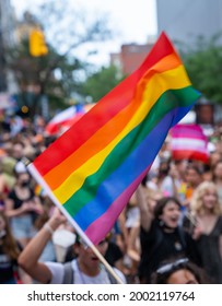 New York, NY USA June 27th, 2021 Stonewall Pride March