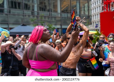 New York, NY USA June 27th, 2021 Stonewall Pride March