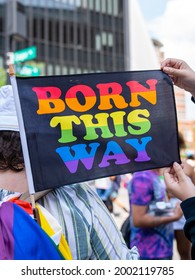 New York, NY USA June 27th, 2021 Stonewall Pride March