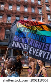 New York, NY USA June 27th, 2021 Stonewall Pride March