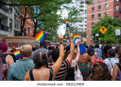 New York, NY USA June 27th, 2021 Stonewall Pride March