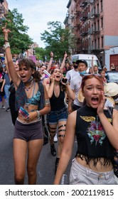 New York, NY USA June 27th, 2021 Stonewall Pride March