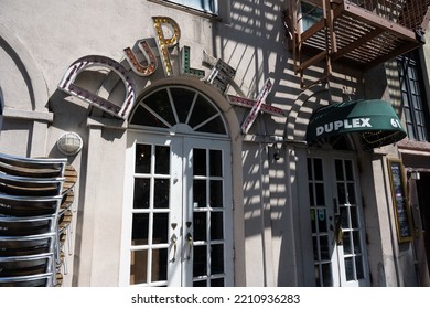 New York, NY, USA - June 4, 2022: The Duplex, A Piano Bar And Cabaret Theater On Christopher Street In Greenwich Village.