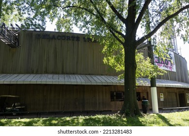 New York, NY, USA - June 10, 2022: The Delacorte Theater In Central Park.