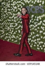 New York, NY USA - June 11, 2017: Jordan Roth In Gucci Attends Tony Awards 2017 At Radio City Music Hall