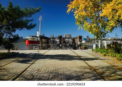 New York, NY, USA - October 27, 2022: Hudson River Park’s Pier 66