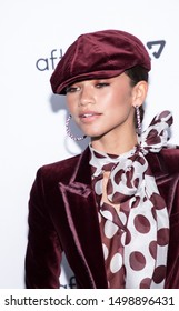 New York, NY, USA - September 5, 2019: Actress Zendaya Coleman wearing  Tommy x Zendaya attends The Daily Front Row’s 7th Fashion Media Awards at The Rainbow Room at Rockefeller Center