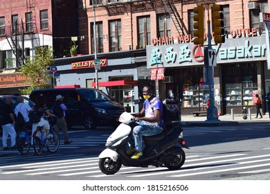 New York, NY/ USA - September 7, 2020: New York’s  Houston Street Covered In Graffiti, Summer 2020