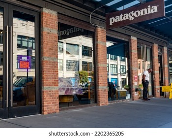 New York NY USA-September 15, 2022 The Patagonia Store In The Meatpacking District In New York