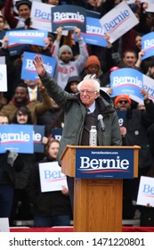 New York, NY/U.S. - 3/2/2019: Sen. Bernie Sanders At His 2020 Kick Off Event In Brooklyn, NY