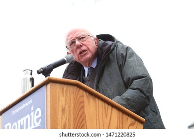 New York, NY/U.S. - 3/2/2019: Sen. Bernie Sanders At His 2020 Kick Off Event In Brooklyn, NY