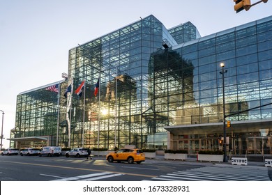 New York NY/USA-March 13, 2020 The Jacob Javits Convention Center In New York