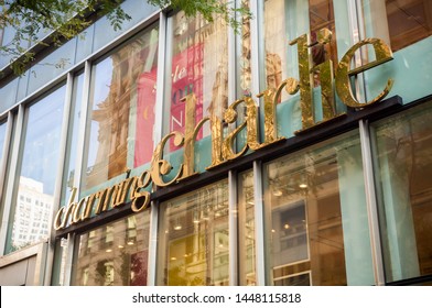 New York NY/USA-September 24, 2017 A Charming Charlie Store In Midtown Manhattan In New York