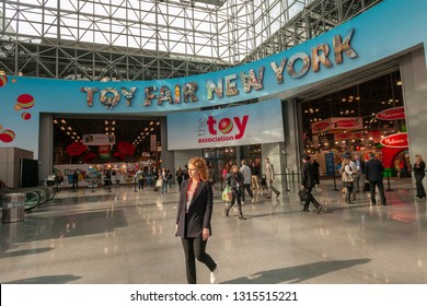 New York NY/US-February 17, 2019 The 116th North American International Toy Fair In The Jacob Javits Convention Center In New York