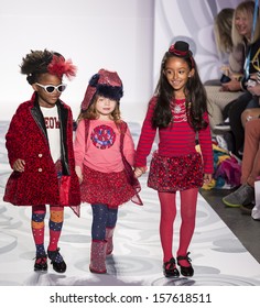 NEW YORK - OCTOBER 5: Models Walk The Runway At The Truly Scrumptious Designed By Heidi Klum At Vogue Bambini - Petite Parade Kids Fashion Week On OCTOBER 5, 2013 In New York