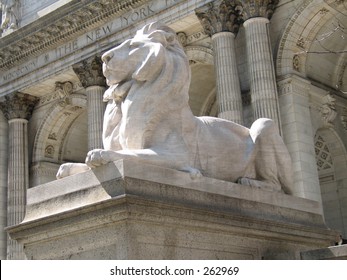 New York Public Library Lion