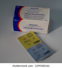 NEW YORK - SEPTEMBER 1 , 2022: Antiviral Medication PAXLOVID (nirmatrelvir Tablets; Ritonavir Tablets) Now Authorized For Emergency As A Treatment Option For COVID-19