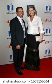 NEW YORK - SEPTEMBER 27: Mike Massaro (L) And Krista Voda Attend The 2016 NASCAR Foundation Honors Gala At Marriott Marquis On September 27, 2016 In New York City.