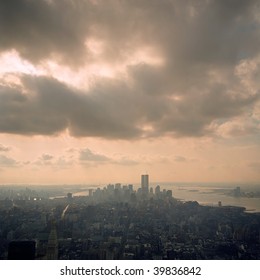 new york skyline before 2001