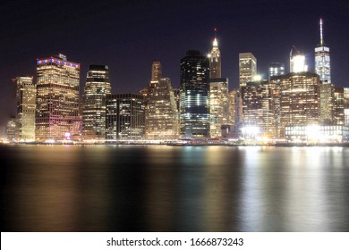 New York Skyline From Brooklyn Heights Promenade