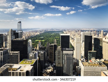 New York Skyline With Central Park View