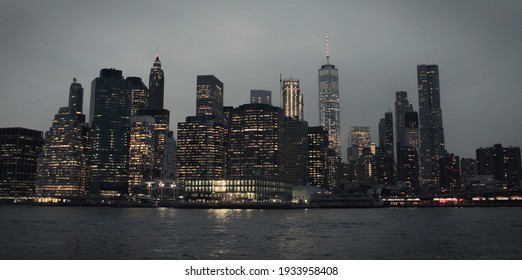 New York Skyline At Night