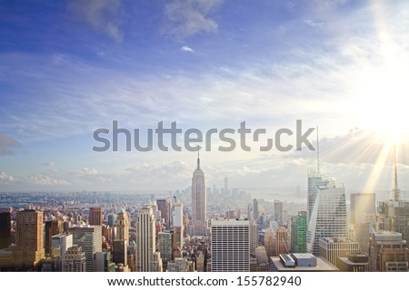 Similar – Foto Bild Skyline von Manhattan / New York