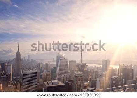 Similar – Foto Bild Skyline von Manhattan / New York