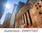 New York Stock Exchange building on Wall Street in Manhattan