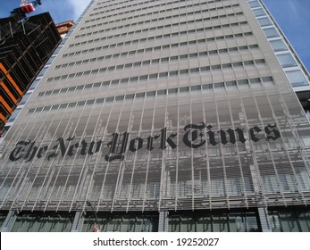 The New York Times Building In New York