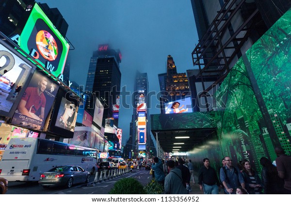 New\
York, Times square - Night traffic Times square, New York, Midtown,\
Manhattan. New York, Unites States,  May 16,\
2014