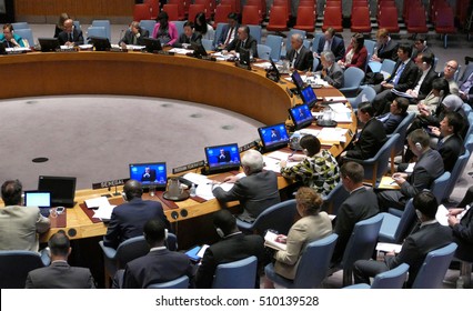 New York, United States. 25th August 2016. Security Council 7760 Meeting United Nations Interim Administration Mission In Kosovo