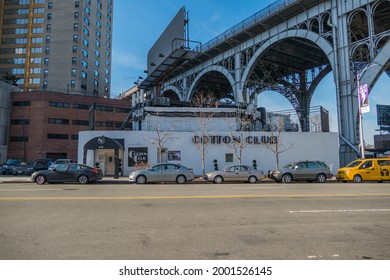 New York, United States, January 30, 2020: The Cotton Club Is A Former New York Concert Hall, Jazz Club And Dance Hall In The Harlem Neighborhood.