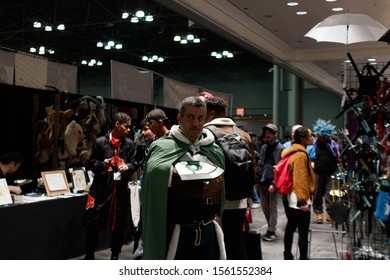 New York, New York /  United States - November 15 2019: Anime NYC 2019 Convention At The Javits Center. First Day Of The Event.