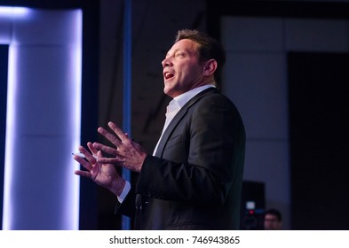 New York, Usa, 05/07/2015, Jordan Belfort  The Real Wolf Of Wall Street, Holds A Seminar To Reveal His Life, Telling His Story About  Stealing Millions Of Dollars Through The Penny Stock Market.