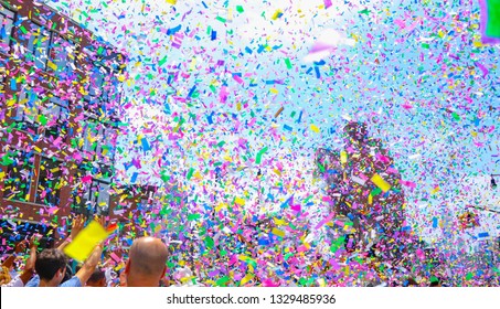 New York, New York / USA -06/24/2018 The New York City Pride Parade. The Heritage Of Pride March And Festival Is Both A Celebration Of The Diversity Of LGBT Culture And A Protest Against Anti-LGBT Po