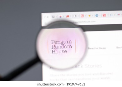 New York, USA - 15 February 2021: Penguin Random House Website In Browser With Company Logo, Illustrative Editorial