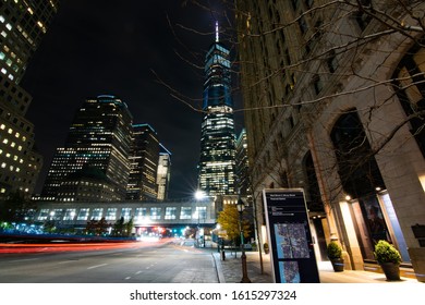 New York, USA, 2018 - Freedom Tower From Far Below