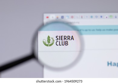 New York, USA - 26 April 2021: Sierra Club Logo Close-up On Website Page, Illustrative Editorial.