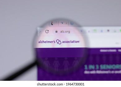 New York, USA - 26 April 2021: Alzheimers Association Alz.org Logo Close-up On Website Page, Illustrative Editorial