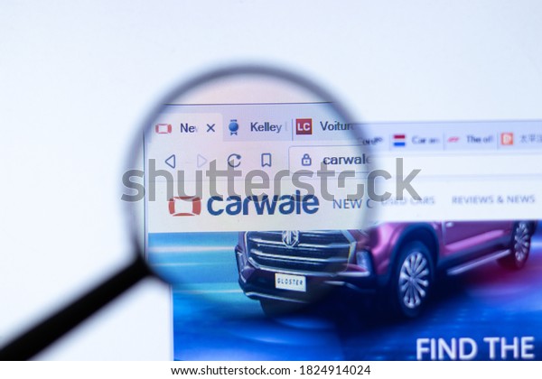 New York, USA\
- 29 September 2020: Carwale carwale.com company website with logo\
close up, Illustrative\
Editorial.