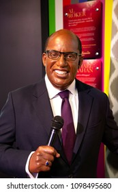 New York, USA - April 30, 2018: Al Roker In Madame Tussauds Of New York