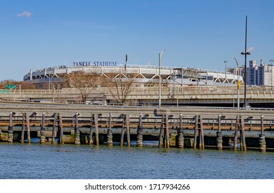 New York, USA February 19, 2020. Yankee Stadium Sports Building Exterior View