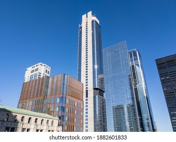 New York, New York, USA - January 17, 2020: 125 Greenwich St By Rafael Viñoly In Financial District, Manhattan, New York City