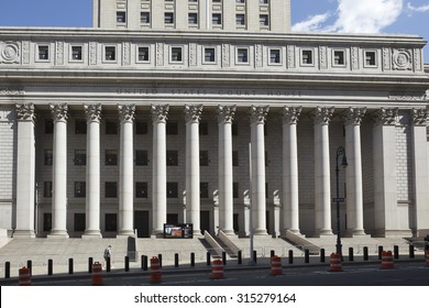 New York, New York, USA - June 2, 2011: The Thurgood Marshall United States Courthouse Located In Lower Manhattan At 40 Centre Street.