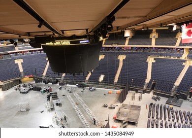 New York, USA - June 2019 - Inside Madison Square Garden, Manhattan.